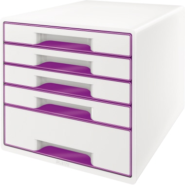 Schubladenbox 5214 WOW Cube 5S weiß/lila 