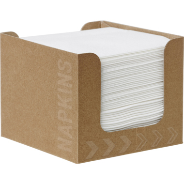 Serviettenspender Duni 20x20cm weiß 50 Stück