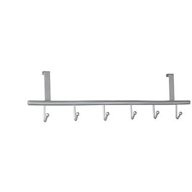 Garderobenleiste ALCO 2839 6 Haken silber