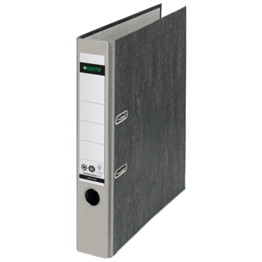 Ordner Leitz 1050 Pappe A4 52mm grau 