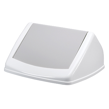 Abfalleimer Durable Durabin Flip w/grau Veh2013002, 36,6x74,7x32cm