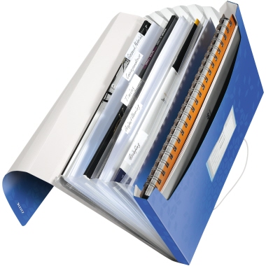 Projektmappe WOW 4589 A4 6F blau metallic