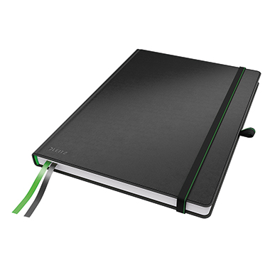 Notizbuch Leitz Complete A4 kariert schw Schwarz