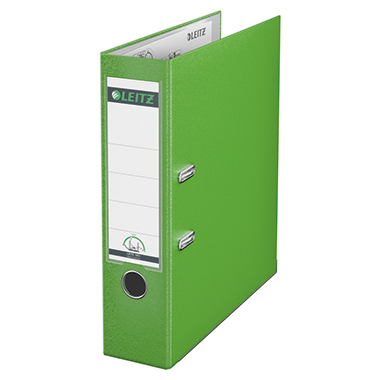 Ordner Leitz 1010 Plastik A4 80mm hellgrün  