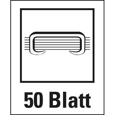 Heftgerät Rapesco 790 schwarz Langarm bis 50 Blatt