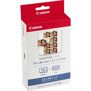 Kartusche Canon KC18IL Tinte+Papier Mini-Sticker 17x22mm
