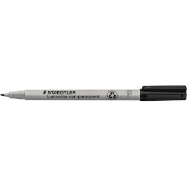 OHP-Marker STAEDTLER® 316F Lumocolor schwarz wasserlöslich, 0,6mm