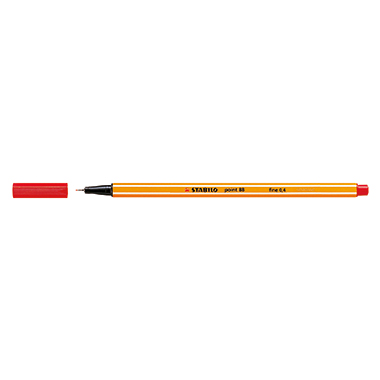Feinschreiber Stabilo Point 88/40 rot 0,4mm