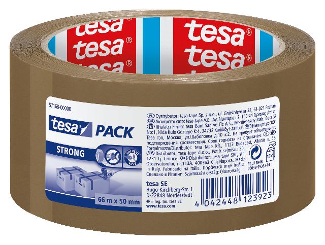 Packband Tesa 57168 66mx50mm chamois Tesapack strong