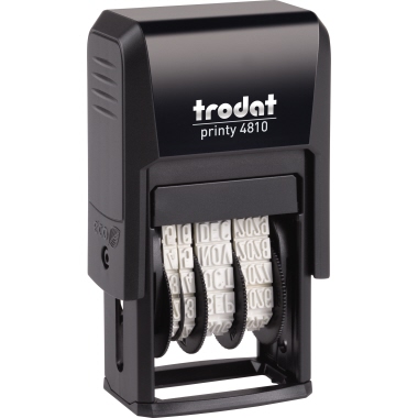 Datumstempel Trodat Printy Dater 4810 Kissen Schwarz, Mini