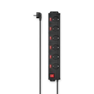 Steckdosenleiste Hama 6-fach 1,4 M schw. 00223160