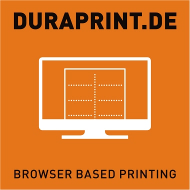 Einsteckschild Durable 4852 weiß Für Info Sign 4802
