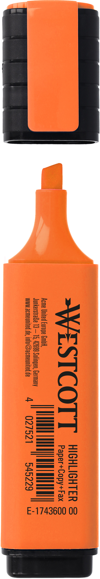 Textmarker orange