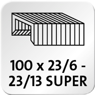 Blockhefter Novus B40/4 weiß/grau bis zu 100 Blatt, 23/6, 23/8, 23/10, 23/