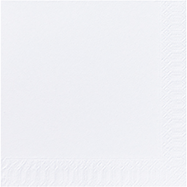 Servietten Duni 3-lagig 24x24cm weiß 1/4 Falz 250 Stück
