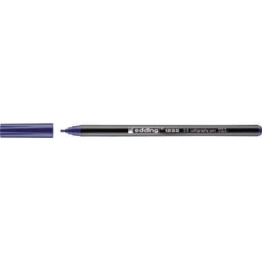 Faserschreiber Edding 1255 2.0 stahlblau 2,0mm, Calligraphy