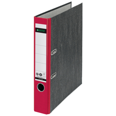 Ordner Leitz 1050 Pappe A4 52mm rot 
