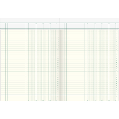 Spaltenbuch K&E 8611041 A4 40Bl. 4Sp Kl, Kartoniert