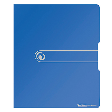 Ringbuch Herlitz 11217130 A4 PP blau Opak, 2-ring, 16mm