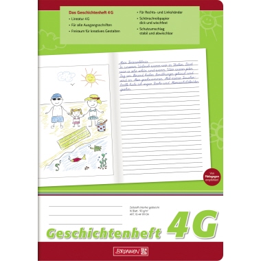 Geschichten-Heft Brunnen A4 Lin4G 