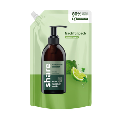 Nachfüllseife share Limette 500ml H-01-13-02 Limette&Koriander