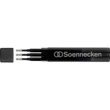 Tintenroller Soennecken 2209 schwarz 3er Etui 0,7mm radierbar