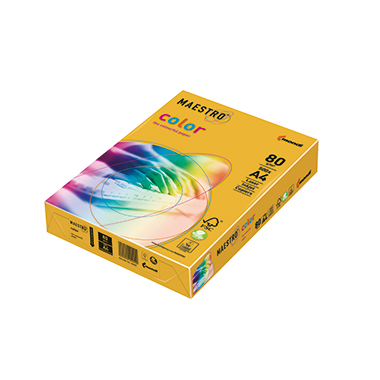 Kopierp. Maestro Color A4 160g sonnenge 250Bl. pro Pack