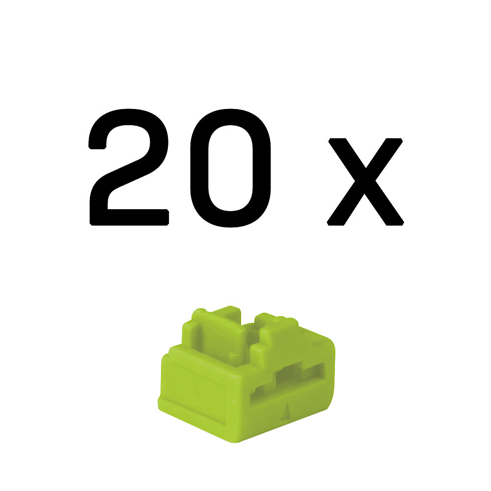 Blocker Lindy 47895 RJ45 Schloss 20 Stück Grün