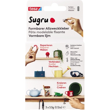 Allzweckkleber Tesa Sugru 41237 grau, formbar