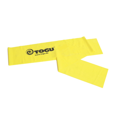 Fitnessband TOGU gelb leicht Theragymband 120cm