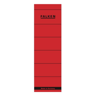 Rückenschild breit/kurz rot 10St. Selbstklebend