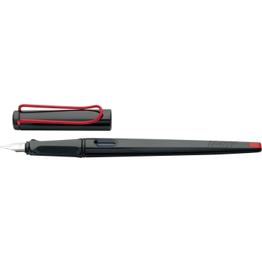 Füllhalter Lamy Joy 015 alu/schwarz 0 , Mit Feder