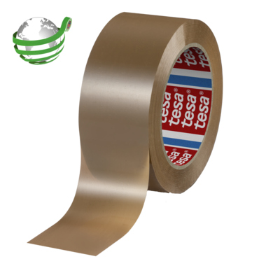 Packband Tesa 60418 132mx50mm braun PCR PET recycled PET 85%