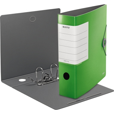 Ordner Leitz Solid 1112 A4 80mm hellgrün 