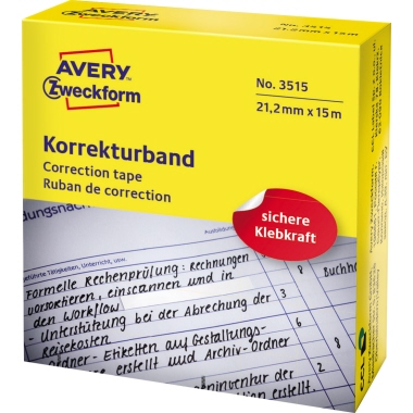 Korrekturband Zweckform 3515 21,1mm 