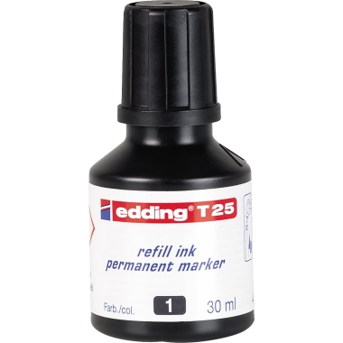 Nachfülltusche Edding T25 30ml schwarz 