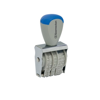 Datumbänderstempel 4mm Zahlen 