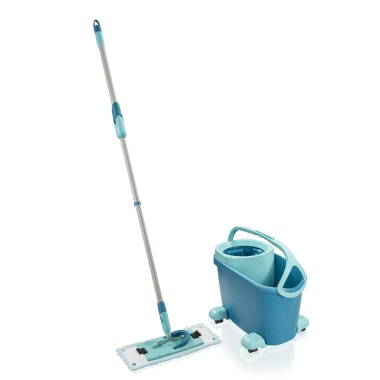 Wischmoppset Leifheit 52120 Clean Twist inkl. 6l Eimer Schleudersieb, Wischbezug