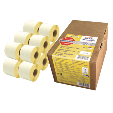 Etikett Avery Zweckform AS0722390 36x89mm weiß 18 Rl.