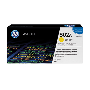 Toner HP 502A Q6472A yellow 