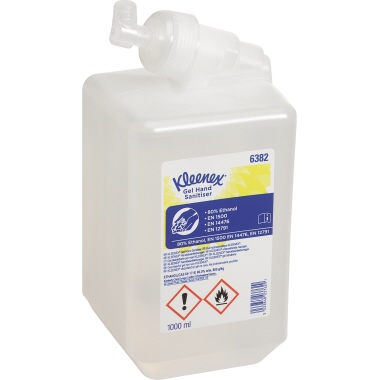 Handdesinfektiongel Kleenex 6382 1l mit Alkohol, passend zu 5072872