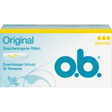 Tampons o.b. normal weiß 
