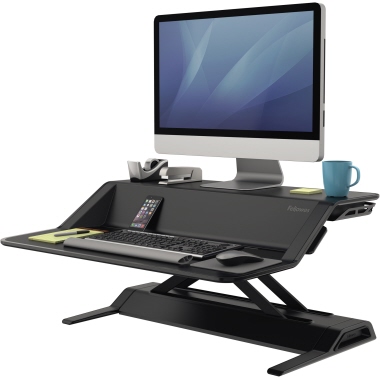 Workstation Fellowes Lotus Sitz-Steh sw Schwarz 7901