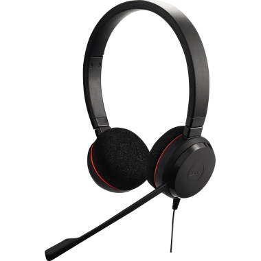 Headset JABRA Evolve 20 MS Duo USB-A schwarz