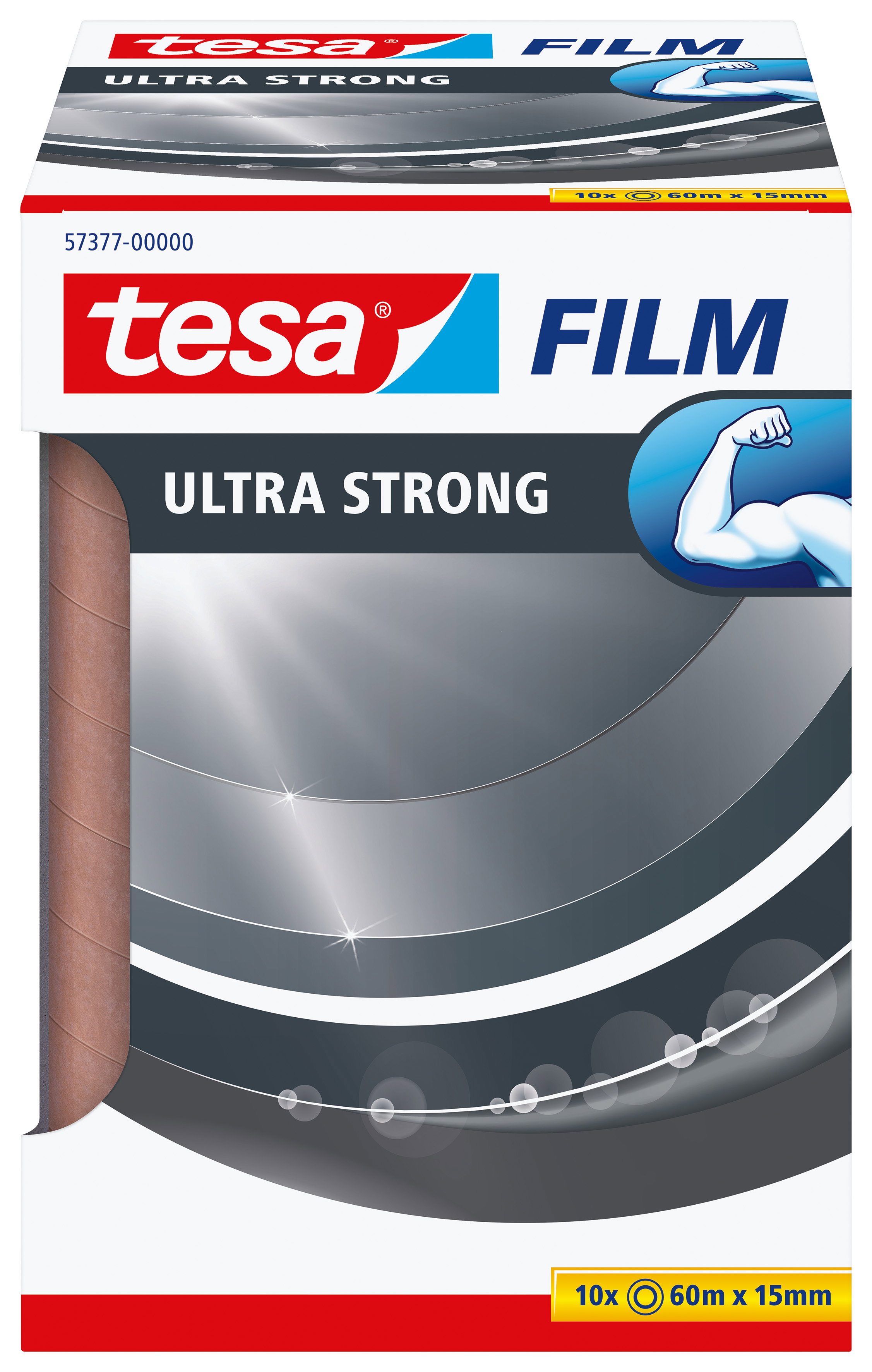 Klebefilm Tesa 57377 Ultra Stro 60mx15mm 10 St./Pack.