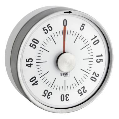 Küchentimer TFA Puck silber 