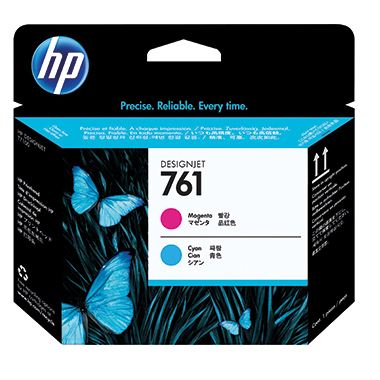 Druckkopf HP CH646A 761 rot+blau F. Designjet T 7100