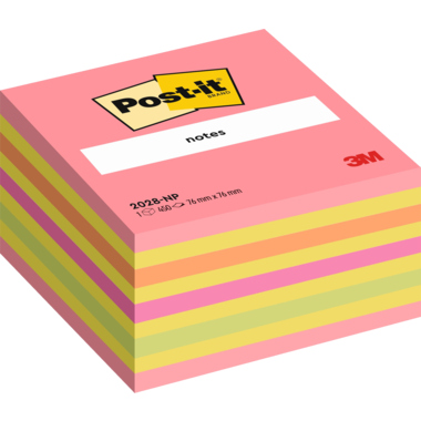 Haftnotiz Würfel Post-It 2028NP 76x76mm 