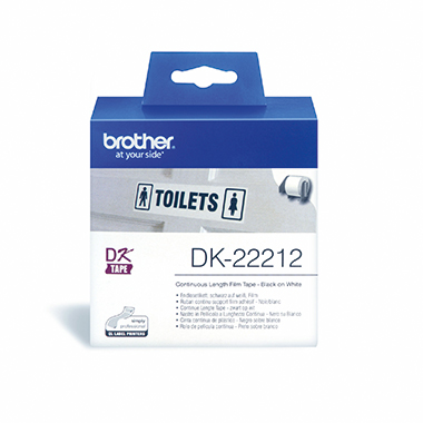Etikett Brother DK22212 15,24mx62mm we Endlosen, Film