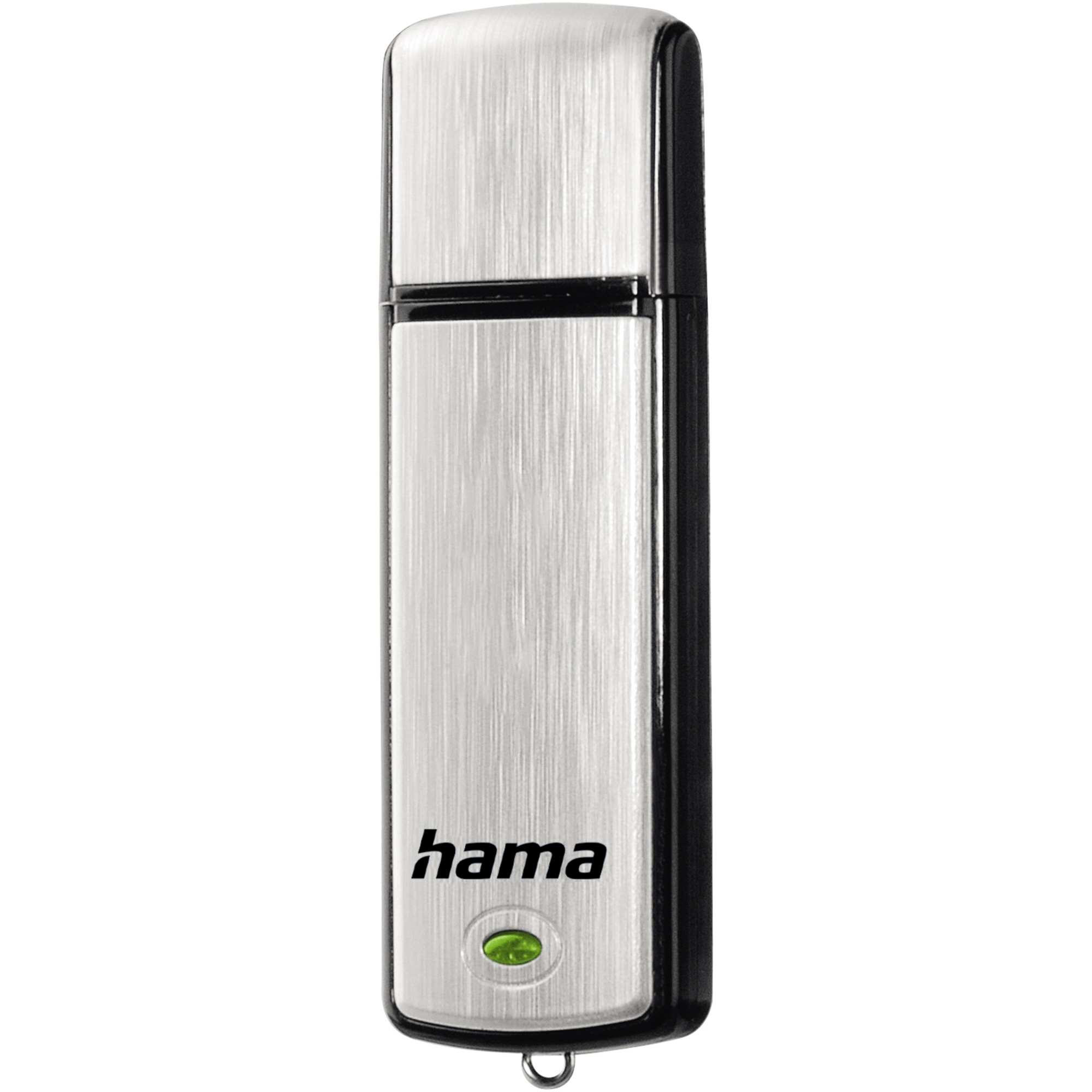USB-Speicherstick Hama 90894 schwarz/sillber Fancy, USB 2.0, 16Gb, 10MB/s